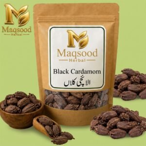 Black Cardamom (Bari Elaichi) by Maqsood Herbal