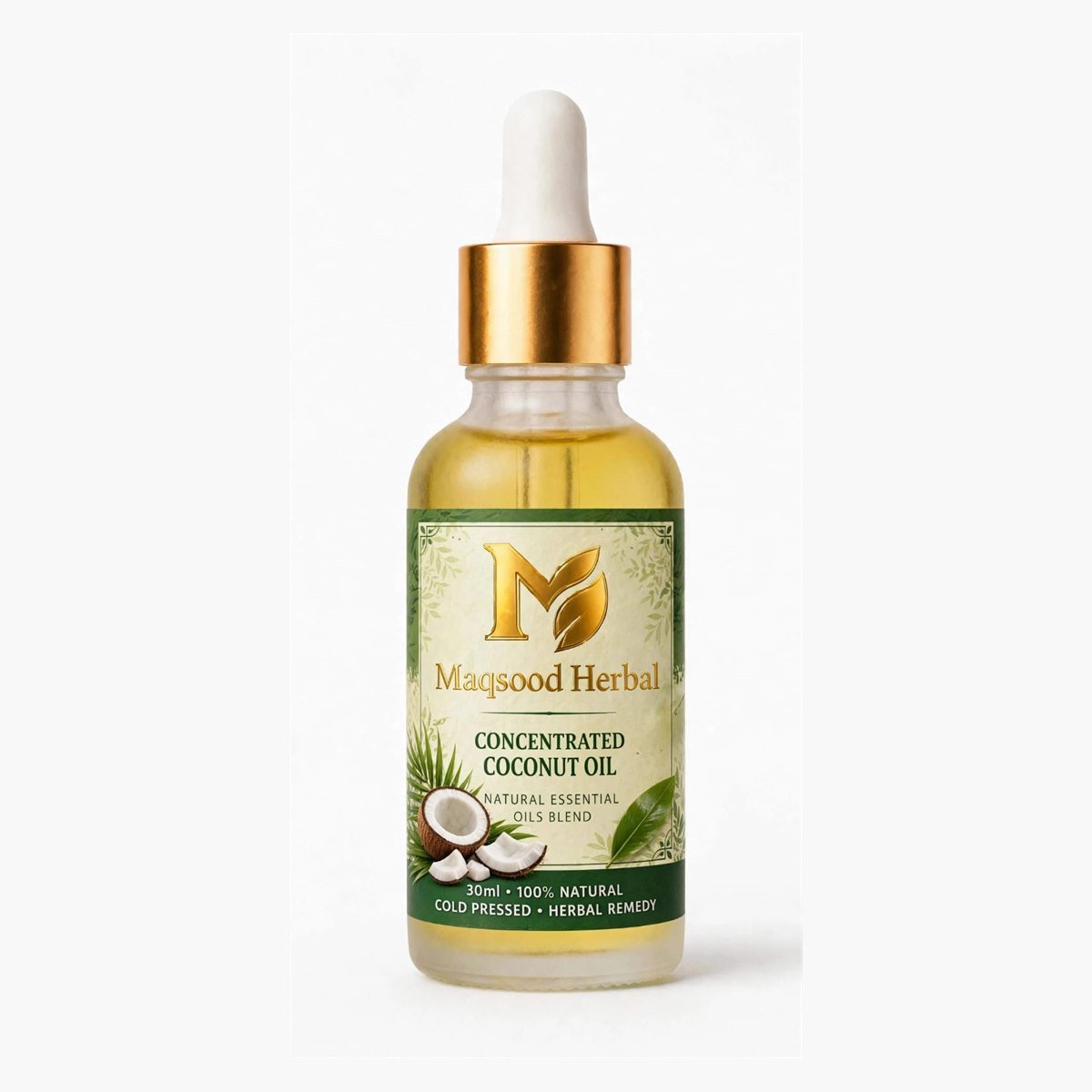 Coconut Oil (Roghan Naryal) by Maqsood Herbal
