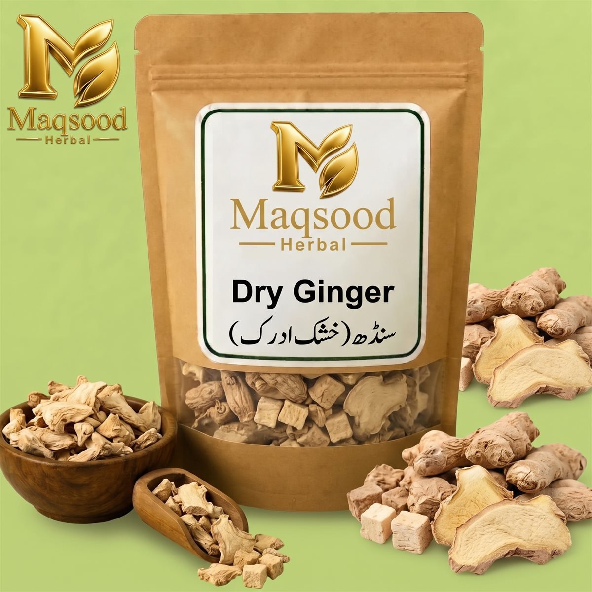 Dry Ginger (Sonth) by Maqsood Herbal