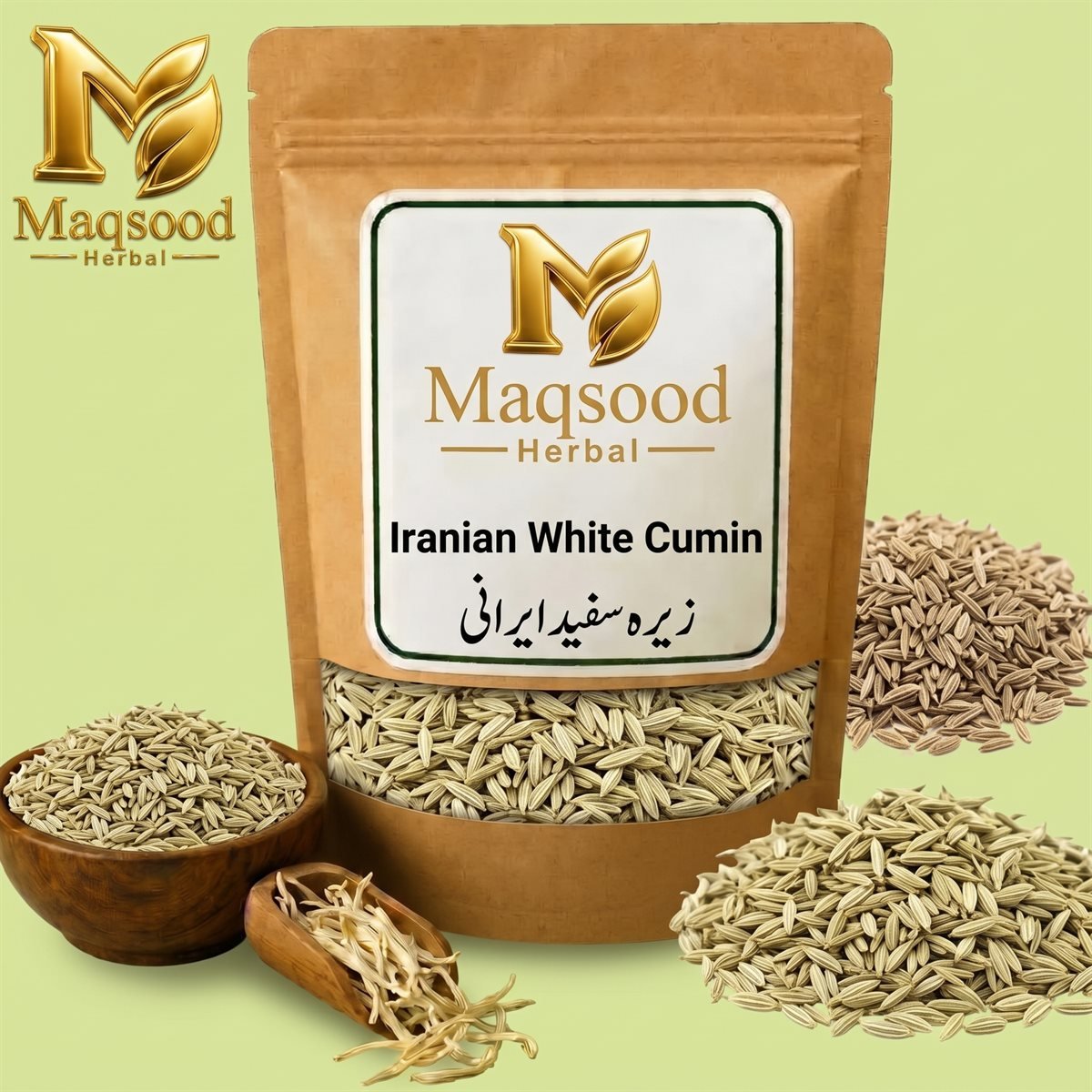 Iranian White Cumin (Zeera Safaid Irani) by Maqsood Herbal