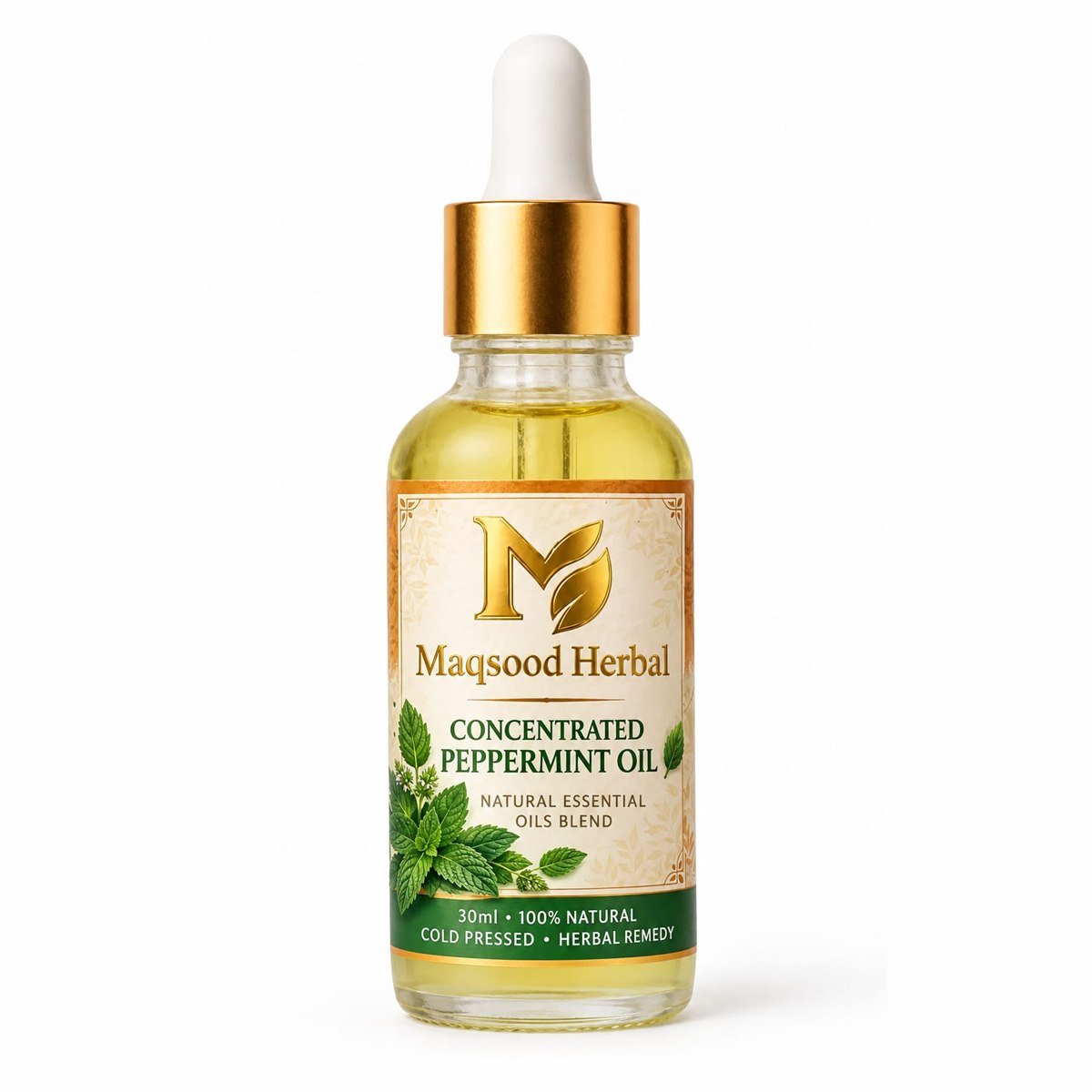 Peppermint Oil (Roghan Pudina) by Maqsood Herbal