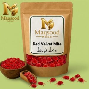 Red Velvet Mite (Beer Bahuti) by Maqsood Herbal