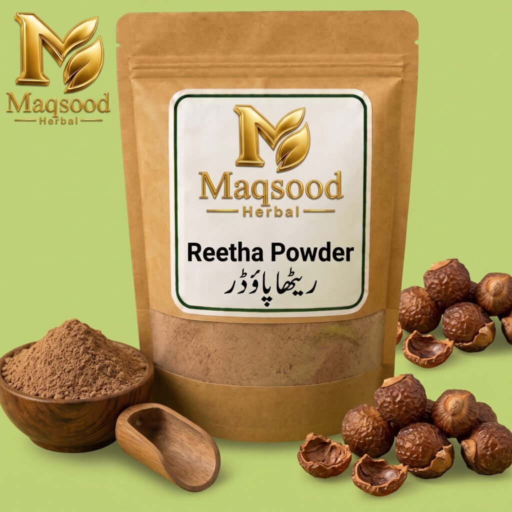 Reetha (soapnut) powder for hair care