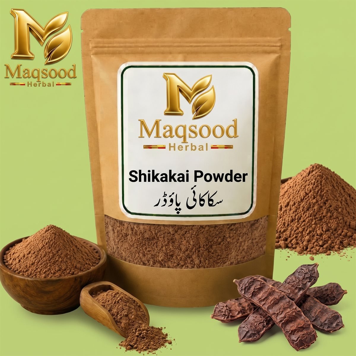 Shikakai Powder (Sikakai Powder) by Maqsood Herbal